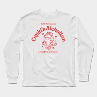 Cupid's Alcholism Long Sleeve T-Shirt